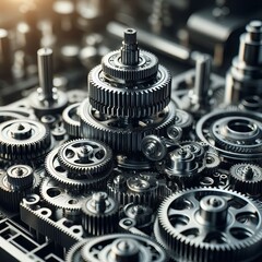 Intricate gear mechanisms