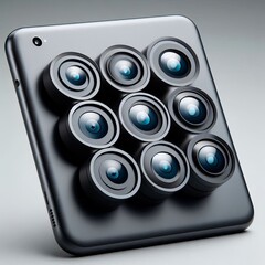 Tablet Rear Camera Module Focus Focus on a uniquely designed rea