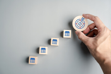 Franchise business expansion with multiple retail store leading to target, growth strategy, market...