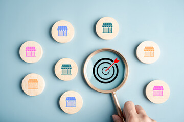 Franchise business expansion with multiple retail store leading to target, growth strategy, market reach, scalability, and investment opportunity.