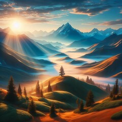 Lighting Time of Day Sunny morning crisp air clear blue sky