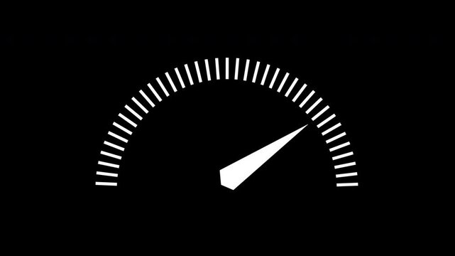 Scale balance dial needle indicates level reached on black background