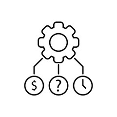 Icon a factors, isolated against a clean background.
