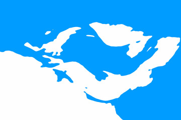 "A vibrant abstract explosion of colors with playful cat silhouettes, blending chaotic paint splatters and whimsical feline energy."

