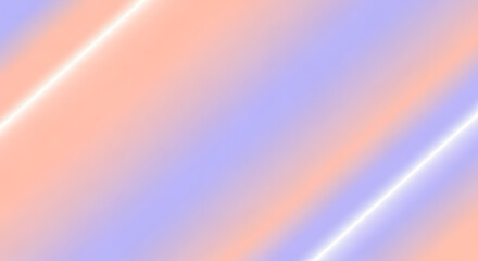 Pastel Hues Intertwined: A Gentle Dance of Lavender and Peach, Soft Diagonal Light Strokes on a Gradient Background