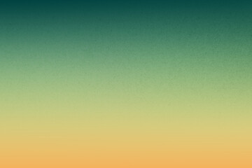Energetic blended green yellow orange tone color paint on blank eco environmental friendly...
