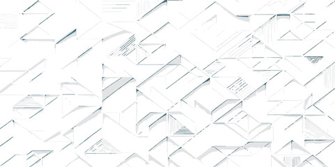 Abstract geometric background vector illustration for architectural project planning and engineering design