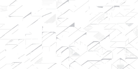 Abstract geometric vector pattern with arrows, lines, and star shapes for a modern design background illustration