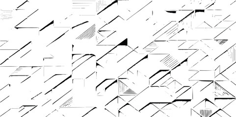 Seamless vector pattern of abstract arrows and numbers for a modern business wallpaper design