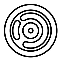 black and white spiral