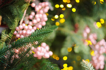 New Year decorations. Holiday decoration. 