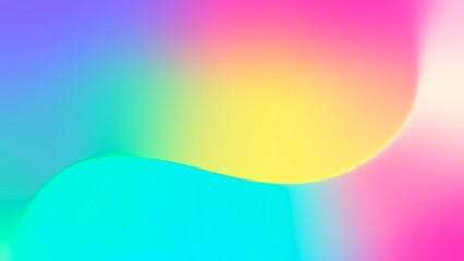 Electric Vibrant Gradient Mesh. Colorful Abstract Hot and Cold Color Blend