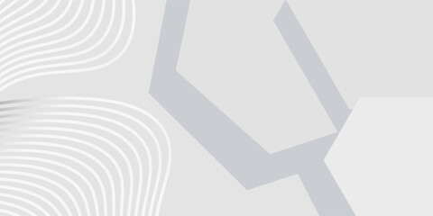 white papercut background. Vector 3d. Abstract geometric layered background. Paper shapes textured with hexagon. Minimalist cover design