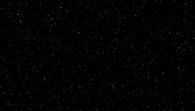 Dark night sky, speckled with stars
