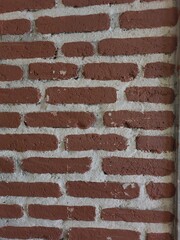 red brick wall