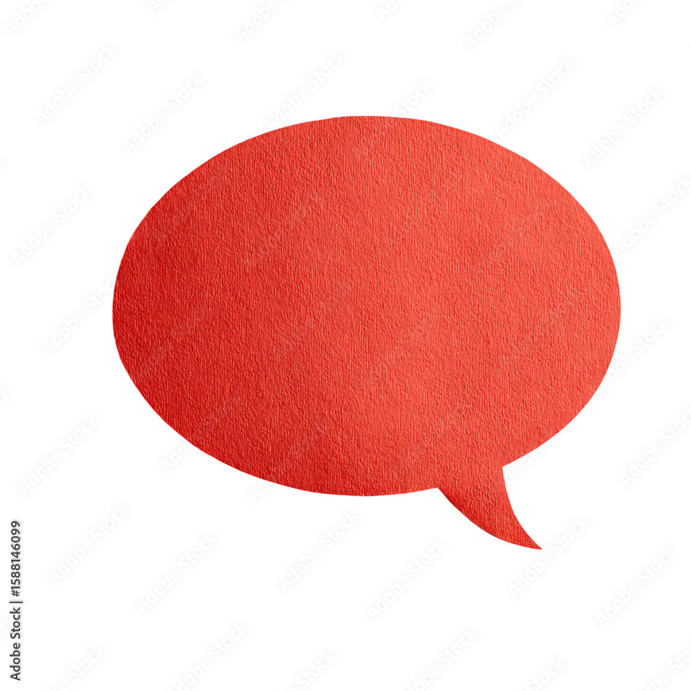 Poster Speech bubble with a textured background on a white background isolated on white background or transparent background png cut out 49192829 1