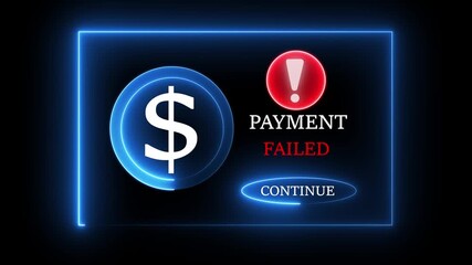 Digital payment confirmation concept on the transparent background. Motion graphics of secure online transaction for modern business Protecting money and finance data with innovative online technology - Powered by Adobe