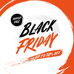 Bold, eye-grabbing, and built for impact—this Black Friday banner bursts with urgency and style. Ideal for e-commerce brands, promotional campaigns, and seasonal advertising that needs to convert fast