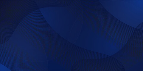 Premium background design with diagonal dark blue line pattern. Vector horizontal template for digital lux business banner, contemporary formal invitation, luxury voucher, prestigious gift certificate