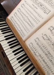 antique harmonium, an antique musical instrument