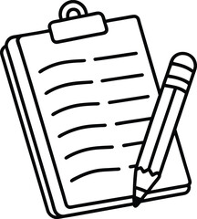 Soft Pastel Vector of School Timetable with Pencil