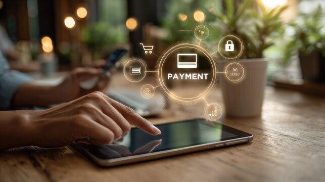 Enhancing user interaction in digital payment processing indoor workspace touchscreen engagement immersive user experience