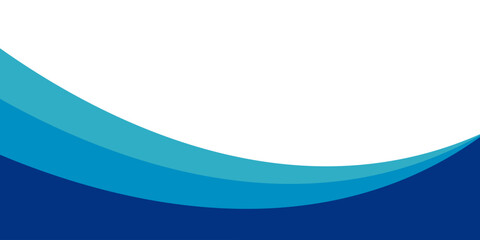 Curved Header and Footer Element. Vector EPS 10