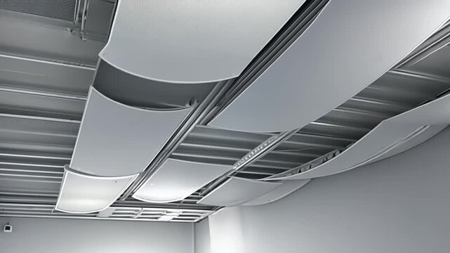 Suspended Ceiling Innovation: Modular Acoustic Panels in a Modern Office Space