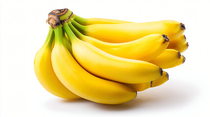 Fresh Banana Bunch: A vibrant bunch of ripe bananas, exhibiting their bright yellow peel and natural sweetness.