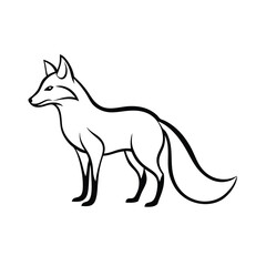fox  vector illustration graphic