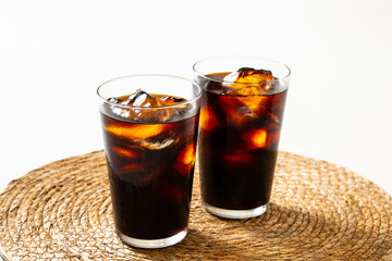 ドリンクバーのアイスコーヒー