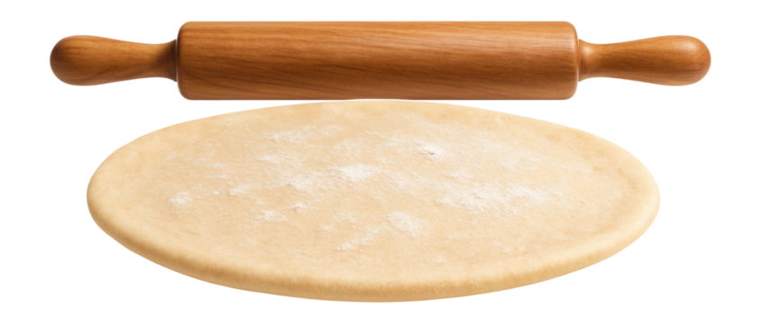 Orange crescent-shaped dumplings, stacked in a pyramid on a bamboo steamer basket.