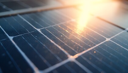 solar panels on the roof