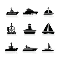 Boats, Ships, and Maritime Silhouettes