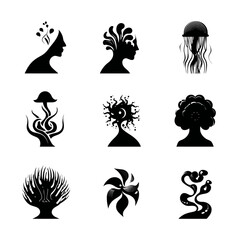 Fototapeta premium Abstract & Mystical Nature Silhouettes