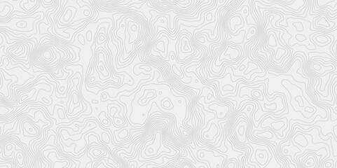 minimalist white background with contour lines with geographic mapping contour line creating an abstract topographic map design effect.
