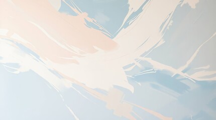 Skyward Whispers: A dreamy sky artwork evokes a sense of peace and boundless freedom, with soft, expressive brushstrokes and delicate hues.