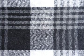 Backdrop - black and white cotton flannel fabric