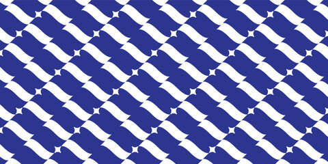 Groovy Blue Abstract Optical Wave Pattern Vector