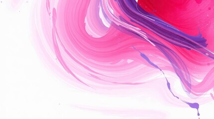Colorful Swirls of Imagination: An abstract explosion of pink, purple, and white intertwines in a mesmerizing swirl, capturing the essence of creativity and artistic flair.