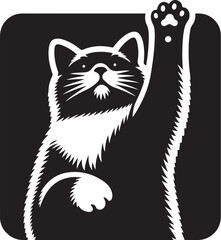 Cat Vector – Editable Flat Artwork