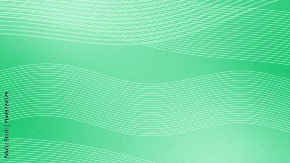 Aufkleber simple turquoise color minimal geometrical pattern waves background