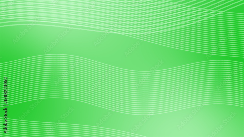 Aufkleber simple green color minimal geometrical pattern waves background