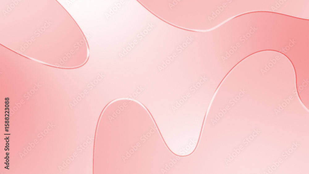 Aufkleber simple and classy red color minimal geometrical background