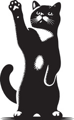 Cat Vector – Editable Flat Artwork