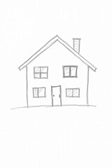 minimalist house illustration