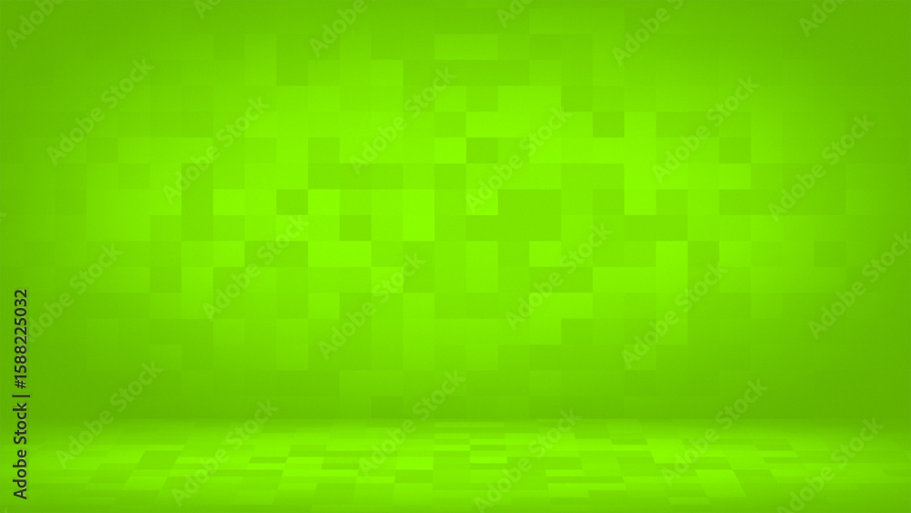 Poster lime green color simple and classy empty room business background, elegant background