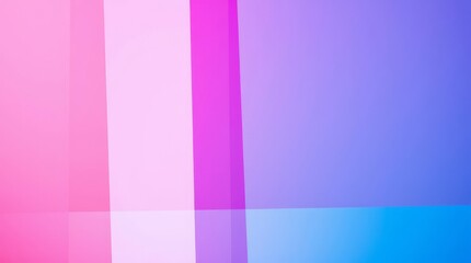 Abstract Geometric Gradient Composition: A captivating blend of smooth color transitions, featuring pink, purple, and blue hues in a modern geometric pattern that embodies digital art.