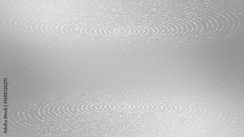 Poster white and black color simple and classy 3d professional gradient background, 3d white particles back