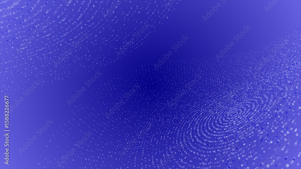 Aufkleber blue color simple and classy 3d elegant gradient background, 3d white particles background